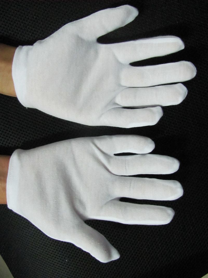 Poly/cotton knitted glove